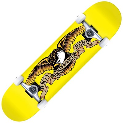 Classic Eagle Mini 7.3inch Complete Skateboard - Yellow