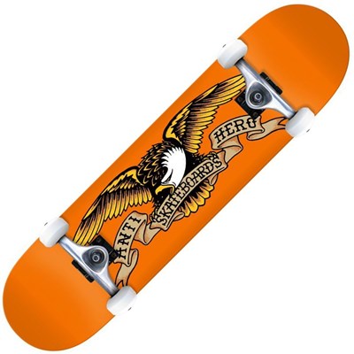 Classic Eagle MD 7.75inch Complete Skateboard - Orange