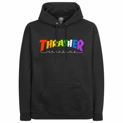 Rainbow Mag Hoody - Black