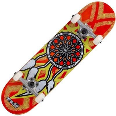 Dream Catcher 7.75inch Complete Skateboard - Orange/Yellow