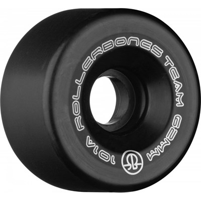 Team Logo 101a 62mm Artistic Roller Skate Wheels - Black