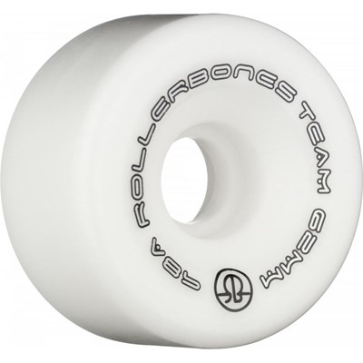 Team Logo 98a 62mm Artistic Roller Skate Wheels - White