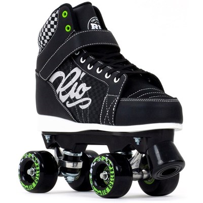 Mayhem II Black Quad Roller Skates