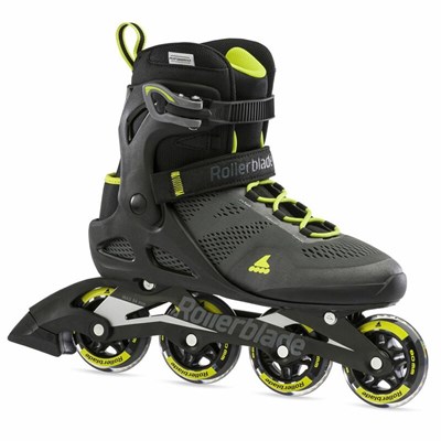 2021 Macroblade 80 Inline Skate - Black/Lime