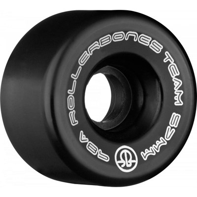 Team Logo 98a 57mm Artistic Roller Skate Wheels - Black