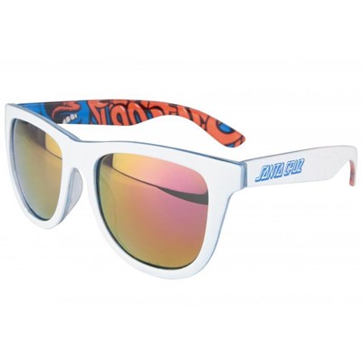 Screaming Insider Sunglasses - White/Blue