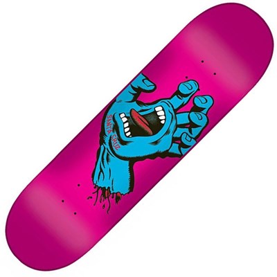 Screaming Hand 7.8inch Skateboard Deck - Pink