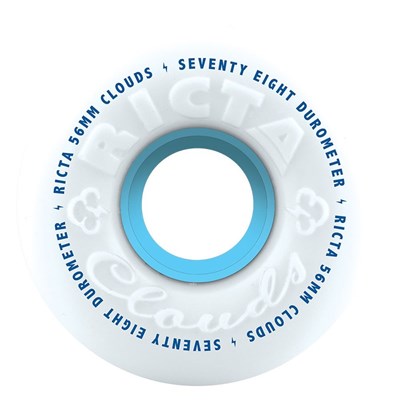 Clouds 56mm 78A White/Blue Wheel