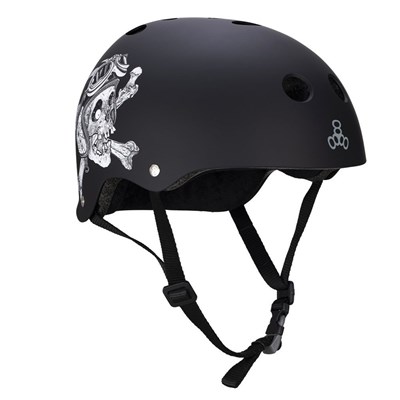 Elliot Sloan Certified Sweatsaver Skate/BMX Helmet - Black