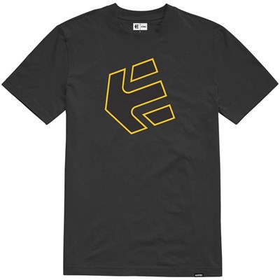 Crank S/S T-Shirt - Black/Yellow