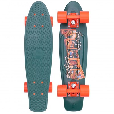 Complete 22inch OG Plastic Skateboard - Postcard Highland