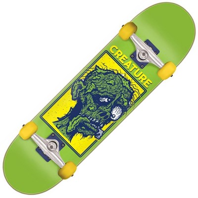 Return of the Fiend Mid 7.8inch Complete Skateboard - Green