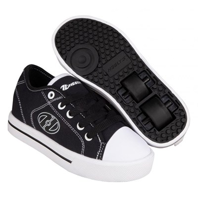 Classic Black/White Kids HX2 Heely Shoe