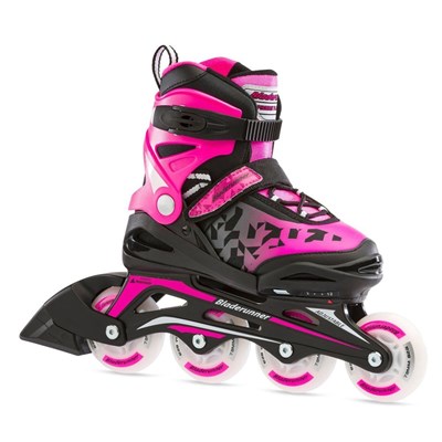 Bladerunner Phoenix G Flash Girls Recreational Inline Skate - Black/Pink