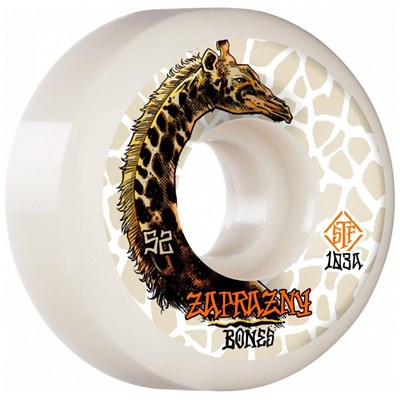 Zaprazny Giraffe II STF V5 Sidecut 103A 52mm White Skateboard Wheels