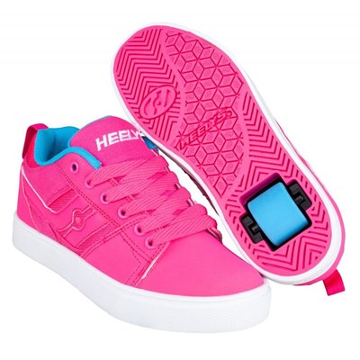 Racer 20 Hot Pink/Light Blue Kids Heely Shoe