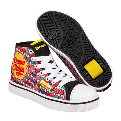 Veloz Chupa Chups White/Black/Multi Kids Heely Shoe Veloz Chupa Chups White/Black/Multi Kids Heely Shoe