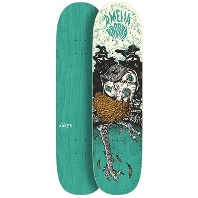 Amelia Brodka Baba Yaga 8.25 x 32Inch Skateboard Deck - Green