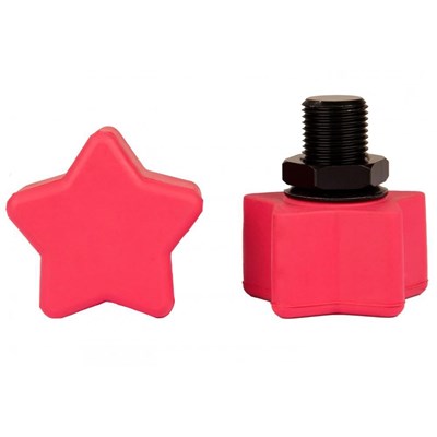 Star Adjustable Toe Stops - Pink