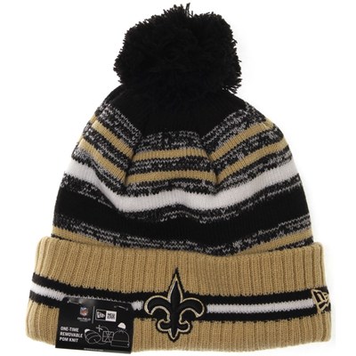 NFL Sideline Knit 2021 Home Game Beanie - New Orleans Saints