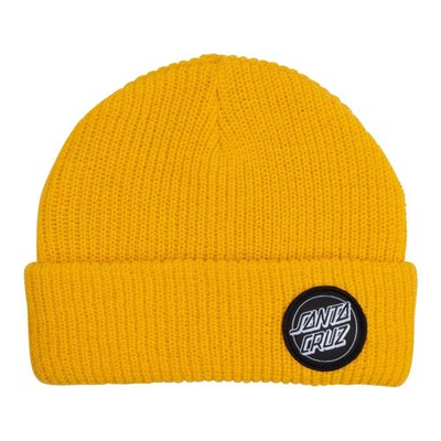 Outline Dot Beanie - Yellow