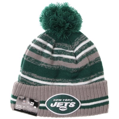 NFL Sideline Knit 2021 Grey Beanie - New York Jets