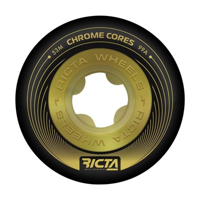 Chrome Core 53mm 99A Black/Gold Wheel