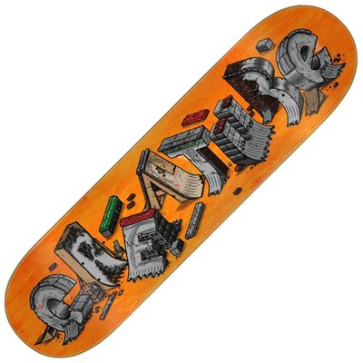 Slaab DIY 8.25inch Skateboard Deck - Orange