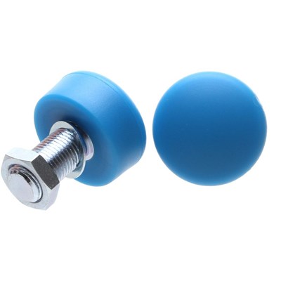 Rainbow Rider Metric Adjustable Round Toe Stops - Blue