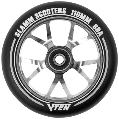 V-Ten II 110mm Alloy Core Scooter Wheel and Bearings - Titanium