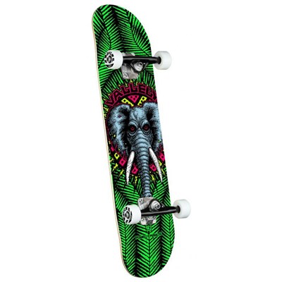 Vallely Elephant One Off #242 8inch Complete Skateboard - Green
