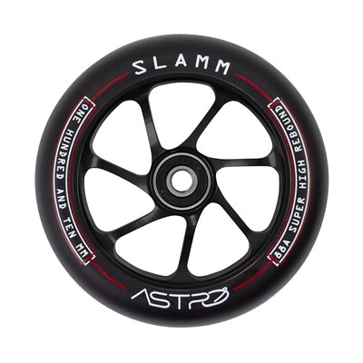 Astro 110mm Alloy Core Scooter Wheel and Bearings - Black