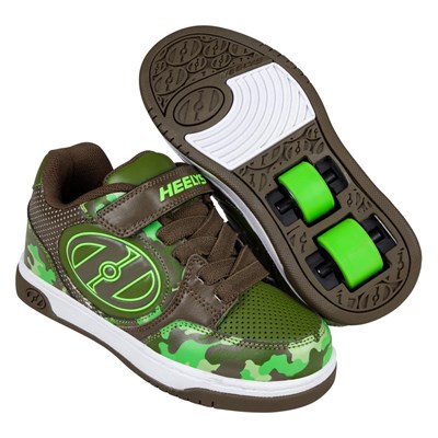 Plus Dark Green/Camo Kids Heely X2 Shoe Plus Dark Green/Camo Kids Heely X2 Shoe