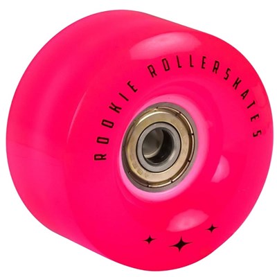 LED Flash Pink Quad Roller Skate Wheels inc ABEC 7 Bearings