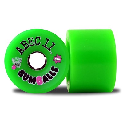 Classic Gumballs 76mm Longboard Wheels - Green