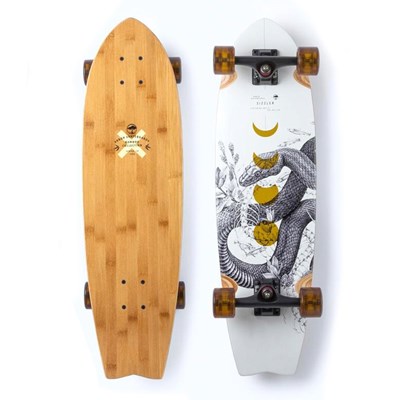 Sizzler Bamboo Cruiser Complete Longboard - Artist Zoe Keller