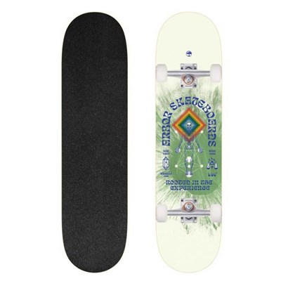 Experience Whiskey 8 Multi Complete Skateboard - Green/White