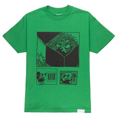 Mickey and Haring Box S/S T-Shirt