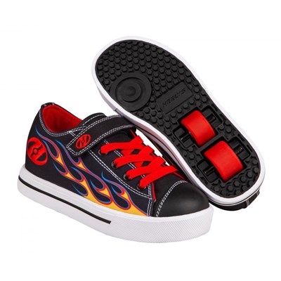 Snazzy Black/Yellow/Red/Flame Kids Heely X2 Shoe Snazzy Black/Yellow/Red/Flame Kids Heely X2 Shoe
