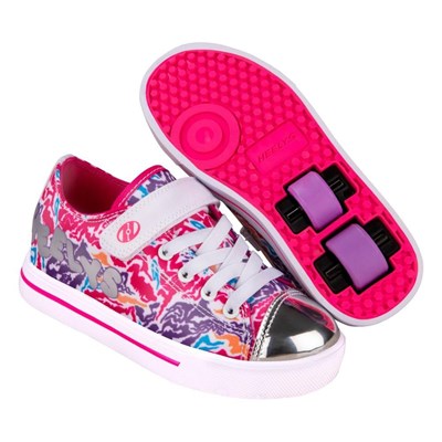 Snazzy White/Pink/Multi Kids Heely X2 Shoe Snazzy White/Pink/Multi Kids Heely X2 Shoe