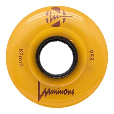 Luminous 62mm 85a Roller Skate Wheel - Sunray Glow