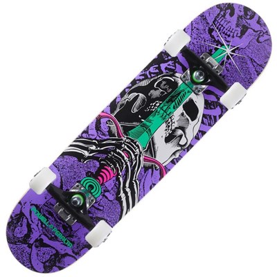 Skull & Sword One Off #191 7.5inch Mini Complete Skateboard - Purple