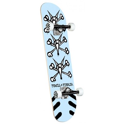Vato Rats One Off #242 8 inch Complete Skateboard - Light Blue