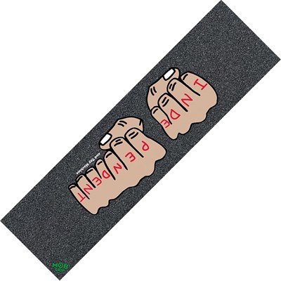 Indy x Toy Machine Fists Skateboard Griptape - Black