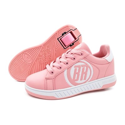 Fresh 2 - Pink/White Wheeled Heel Shoe