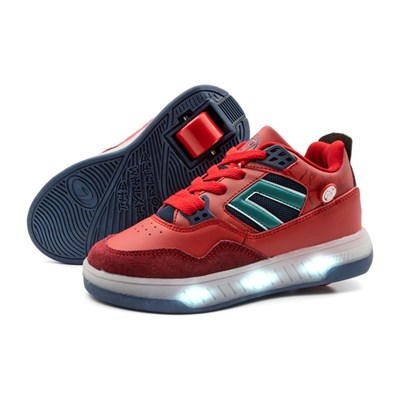 Light Beam - Red/Blue Wheeled Heel Shoe