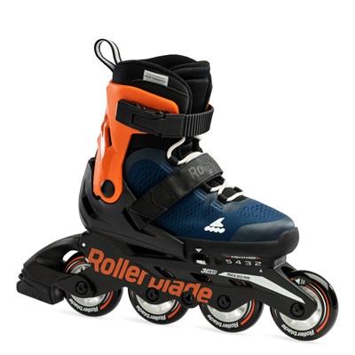 Microblade Kids Fitness Inline Skate - Blue/Orange