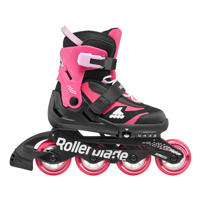 2025 Microblade Kids Fitness Inline Skate - Black/Pink