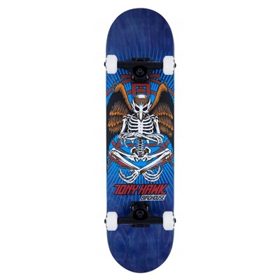 Stage 3 Tony Hawk Birdman 8inch Complete Skateboard - Blue