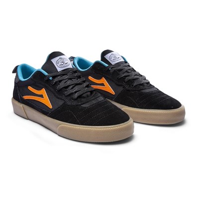 Cambridge Black/Multi Suede Shoe